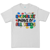 Dove Grey normalize minds of all kinds Premium Tee - MaliasSmallBusiness