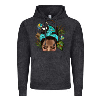 Vintage Black Lake Camping Afro Messy Bun Bbs Vintage Hoodie - BundleAndBundleShop