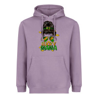 Lavender lucky mama St. Patricks Day Heavyweight Hoodie - FaDigitalArtStudio