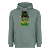 Sage lucky mama St. Patricks Day Heavyweight Hoodie - FaDigitalArtStudio