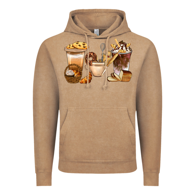 Bakery Coffee Cups With Cookie Bbs Vintage Hoodie by BundleAndBundleShop | Teevron