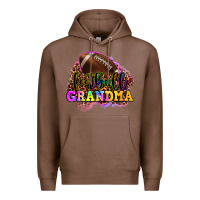 Chestnut football grandma Premium Hoodie - OliviaCreatesArt