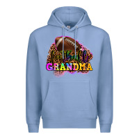 Colony Blue football grandma Premium Hoodie - OliviaCreatesArt