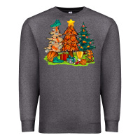 Charcoal Heather christmas basketball trees bbs Premium Sweatshirt - BundleAndBundleShop