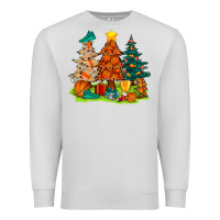 Dove Grey christmas basketball trees bbs Premium Sweatshirt - BundleAndBundleShop