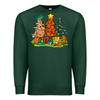 Sports Green christmas basketball trees bbs Premium Sweatshirt - BundleAndBundleShop