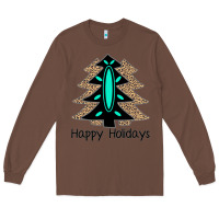 Chestnut Happy Holidays Tree Long Sleeve Tee - Bettercallsaul