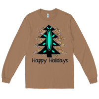 Toasted Coconut Happy Holidays Tree Long Sleeve Tee - Bettercallsaul