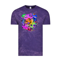Cloud Purple halloween candy patches 1 Vintage Tee - BundleAndBundleShop