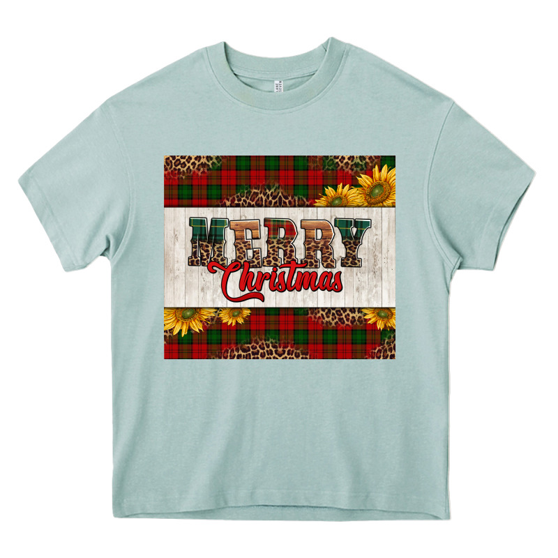 Merry Christmas Sunflowers Heavy Core Tee by Jasminsmagicworld | Teevron