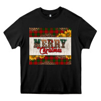 Black merry Christmas sunflowers Heavy Core Tee - Jasminsmagicworld