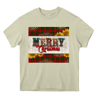 Mossy merry Christmas sunflowers Heavy Core Tee - Jasminsmagicworld