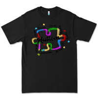 Black autism teacher pencil Premium Tee - MaliasSmallBusiness