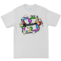 Dove Grey autism teacher pencil Premium Tee - MaliasSmallBusiness