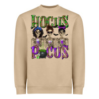 Mushroom Hocus Pocus with Skeletons Heavyweight Sweatshirt - texasbilliewilder