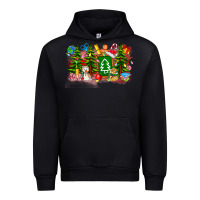 Black Christmas teacher Urban Hoodie - CowhideDigitalArt