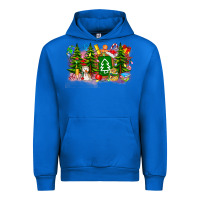 Cobalt Christmas teacher Urban Hoodie - CowhideDigitalArt