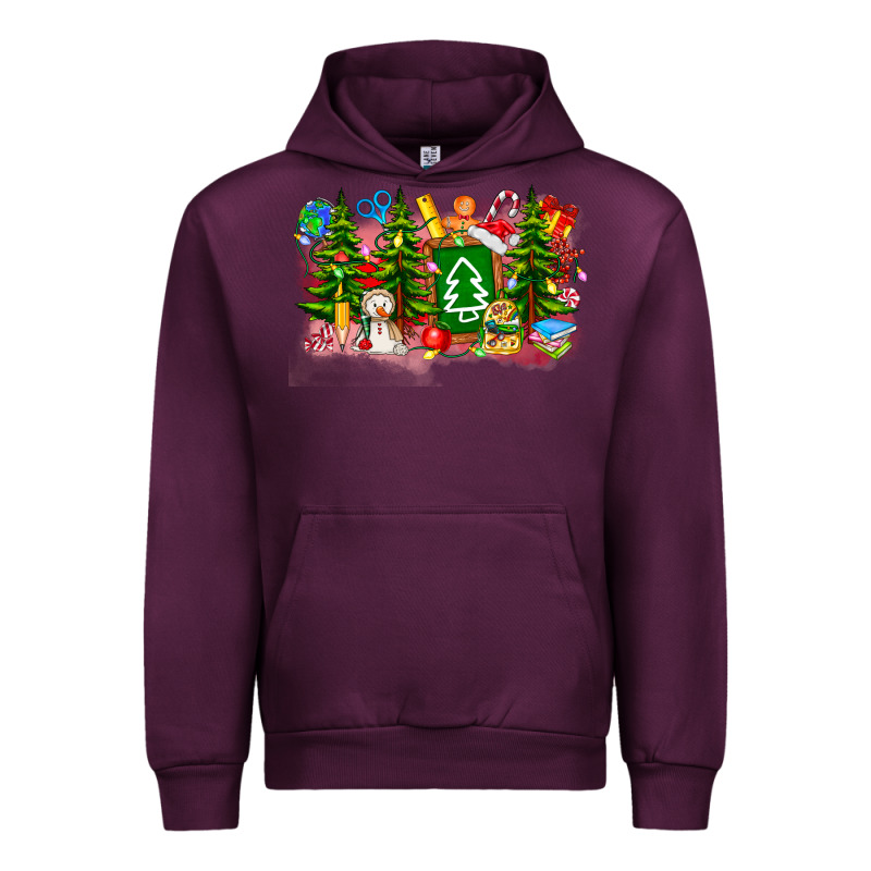 Christmas Teacher Urban Hoodie by CowhideDigitalArt | Teevron