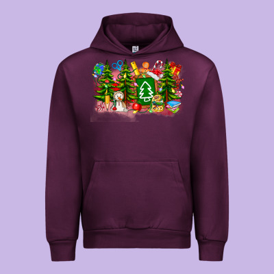 Christmas Teacher Urban Hoodie Designed By Cowhidedigitalart