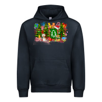 Navy Christmas teacher Urban Hoodie - CowhideDigitalArt