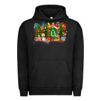 Pigment Black Christmas teacher Urban Hoodie - CowhideDigitalArt