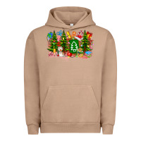 Pigment Burro Christmas teacher Urban Hoodie - CowhideDigitalArt
