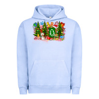 Pigment Grape Ice Christmas teacher Urban Hoodie - CowhideDigitalArt