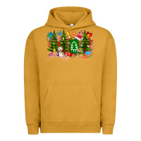 Pigment Peanut Butter Christmas teacher Urban Hoodie - CowhideDigitalArt