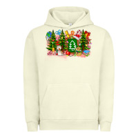 Pigment Pistachio Christmas teacher Urban Hoodie - CowhideDigitalArt
