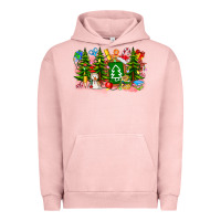 Pigment Salmon Christmas teacher Urban Hoodie - CowhideDigitalArt