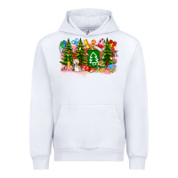White Christmas teacher Urban Hoodie - CowhideDigitalArt