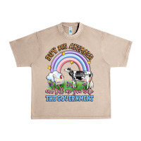 French Oak buy me animals and tell me you hate the government Urban Heavy Tee - LillyAllenDesigns