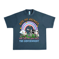 Midnight Navy buy me animals and tell me you hate the government Urban Heavy Tee - LillyAllenDesigns