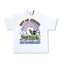 White buy me animals and tell me you hate the government Urban Heavy Tee - LillyAllenDesigns