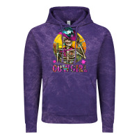 Cloud Purple Cowgirl Skeleton With Landscape Vintage Hoodie - BundleAndBundleShop