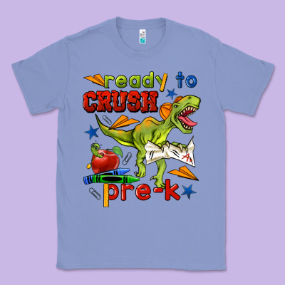 Ready To Crush Pre K Classic Tee Designed By Bundleandbundleshop