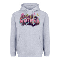 Heather Grey Most loved mother Mother's Day Heavyweight Hoodie - FaDigitalArtStudio