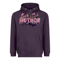Plum Most loved mother Mother's Day Heavyweight Hoodie - FaDigitalArtStudio
