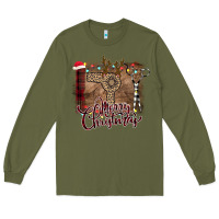 Army Green Merry Christmas Hairdresser Long Sleeve Tee - Bettercallsaul