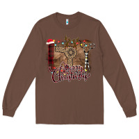 Chestnut Merry Christmas Hairdresser Long Sleeve Tee - Bettercallsaul