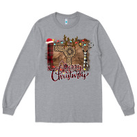 Heather Grey Merry Christmas Hairdresser Long Sleeve Tee - Bettercallsaul
