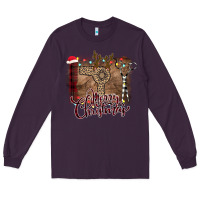 Plum Merry Christmas Hairdresser Long Sleeve Tee - Bettercallsaul