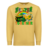 Antique Gold St. Patrick's Day better together Premium Sweatshirt - FaDigitalArtStudio