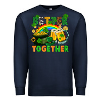 Navy St. Patrick's Day better together Premium Sweatshirt - FaDigitalArtStudio