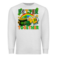 Oatmeal Heather St. Patrick's Day better together Premium Sweatshirt - FaDigitalArtStudio