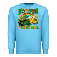 Ocean Blue St. Patrick's Day better together Premium Sweatshirt - FaDigitalArtStudio