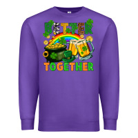 Purple St. Patrick's Day better together Premium Sweatshirt - FaDigitalArtStudio