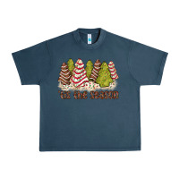 Midnight Navy tis the season little debbie tree cakes Urban Heavy Tee - JahusDesignShop