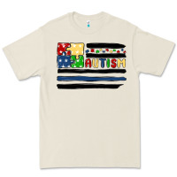Bone autism usa flag Premium Tee - MaliasSmallBusiness