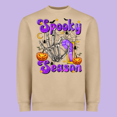 Spooky Season On Heavyweight Sweatshirt Designed By Texasbilliewilder